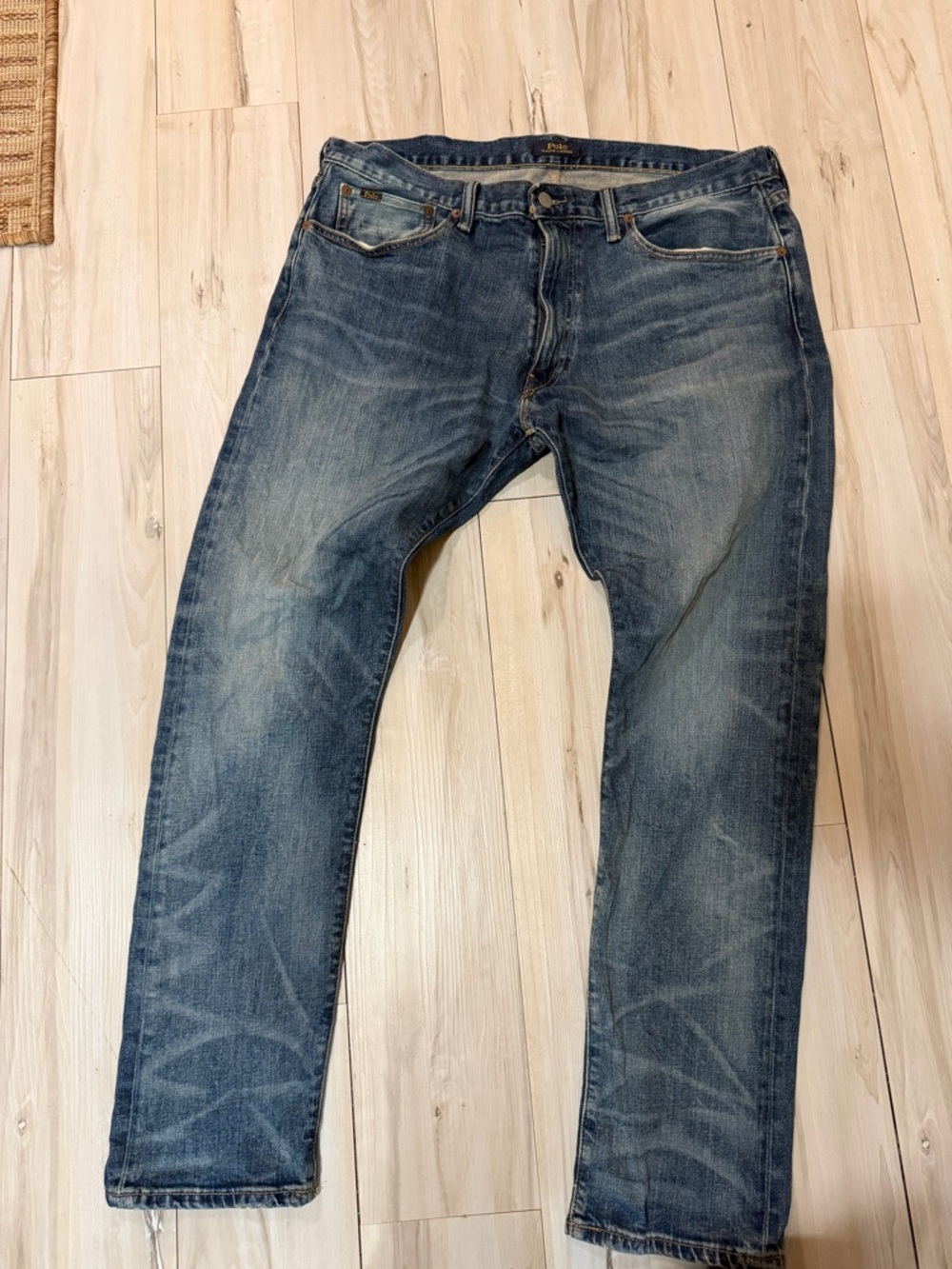 Polo Ralph Lauren Sullivan Slim Blue Jeans Men's Size 36x32 Preppy‎ Casual